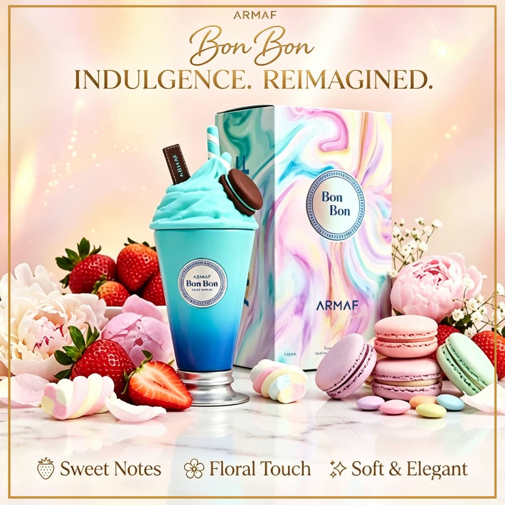 Perfume Árabe Feminino ARMAF Delights Bon Bon Eau de Parfum 100ML Importado Gourmet Doce Original