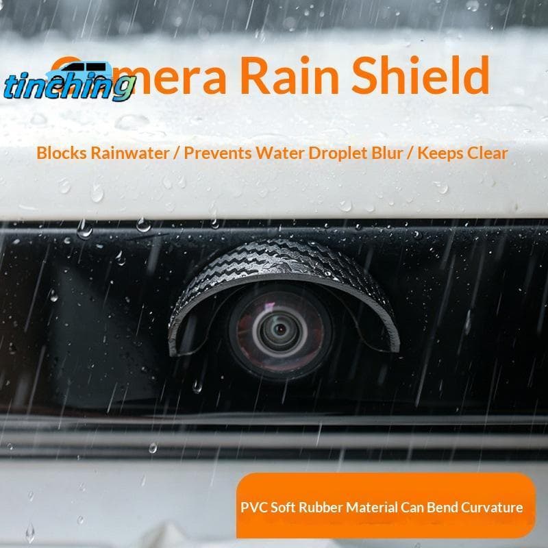 [Tinchigh] Capa De Chuva Para Câmera De Visão Traseira Do Carro Viseira Solar À Prova D'água Anti-Poeira Material Duráve