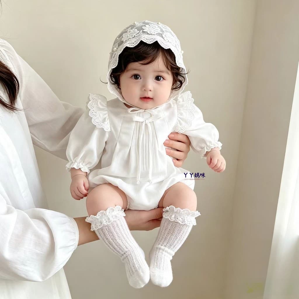 Cem dias roupas de bebê 2026 roupas de outono estilo ocidental roupas de bebê recém-nascido menina cem dias banquete um 