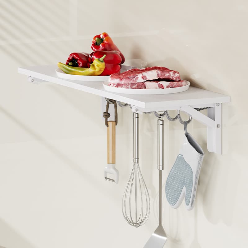 Suporte dobrável de parede placa plana prateleira sem perfuração suporte Rack lugar placa vegetal tempero prateleira de 