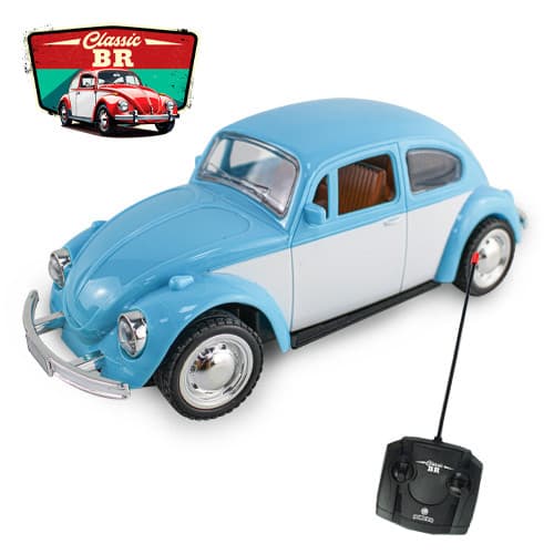 Carrinho de Controle Remoto Clássicos Fusca (Sortido) – Controle Remoto