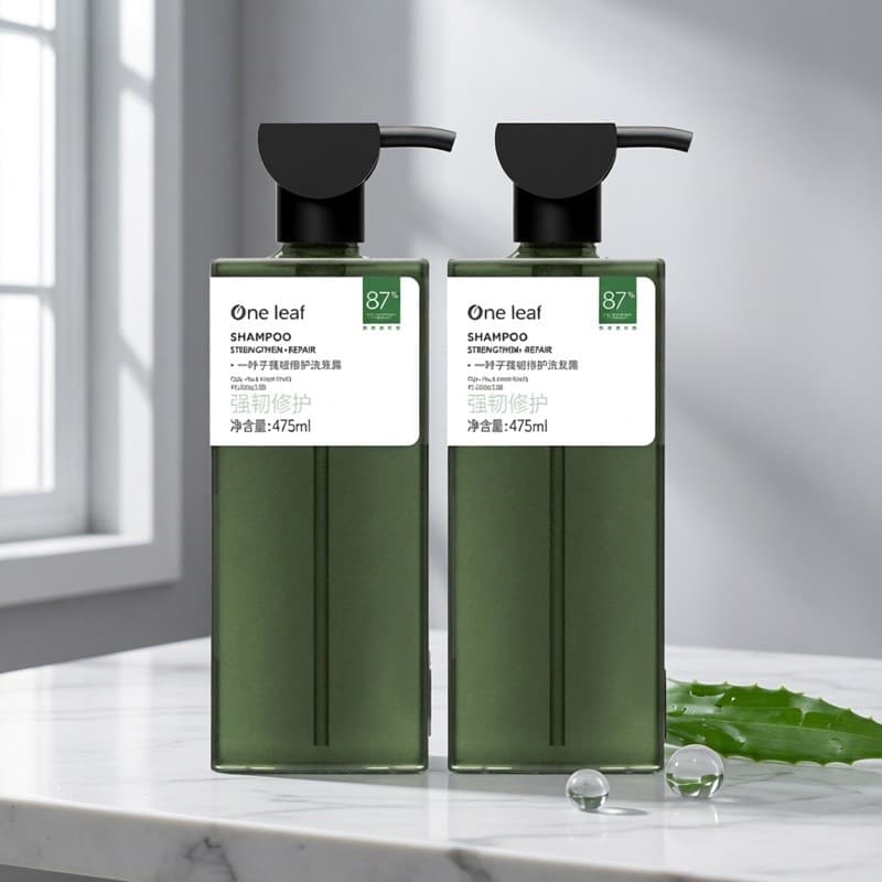 Shampoo de uma folha forte reparação shampoo limpeza profunda hidratante calmante controle de óleo das mulheres dos home