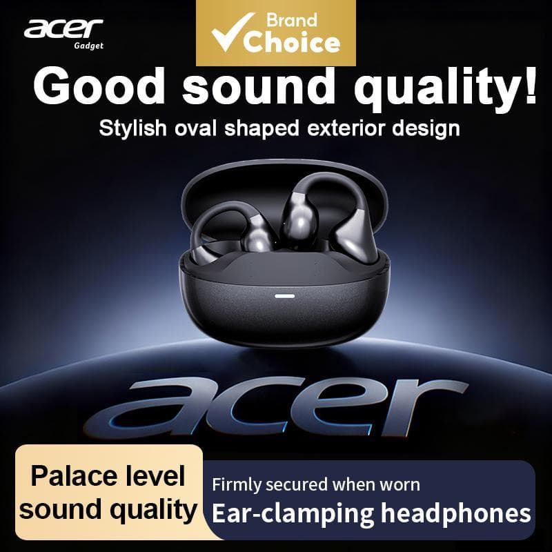 Acer OHR629 fones de ouvido com microfone, fone de ouvido tipo C, fones de ouvido sem fio, fones de ouvido Bluetooth com