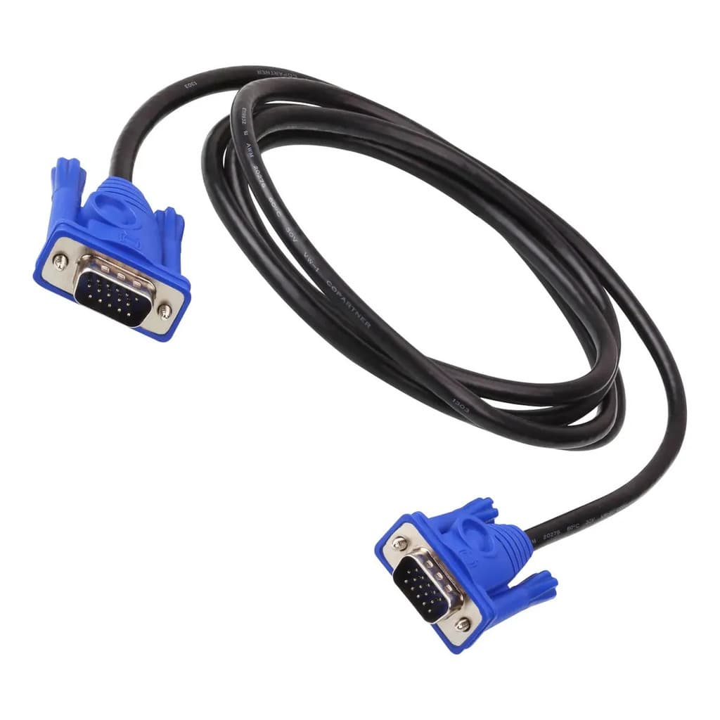 Cabo Vga Blidado Pra Monitor Gamer Notbook 1,5 Metro