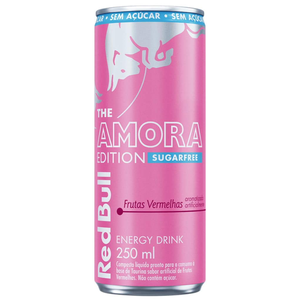 Red Bull Energético Amora Sugarfree Lata 250ml