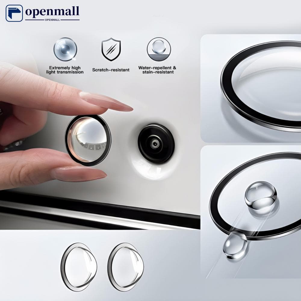 Nobleflying OMALL Capa Protetora Para Câmera Traseira Dianteira Do Carro , 2 Peças , À Prova De Poeira D'água , Anti-Aga