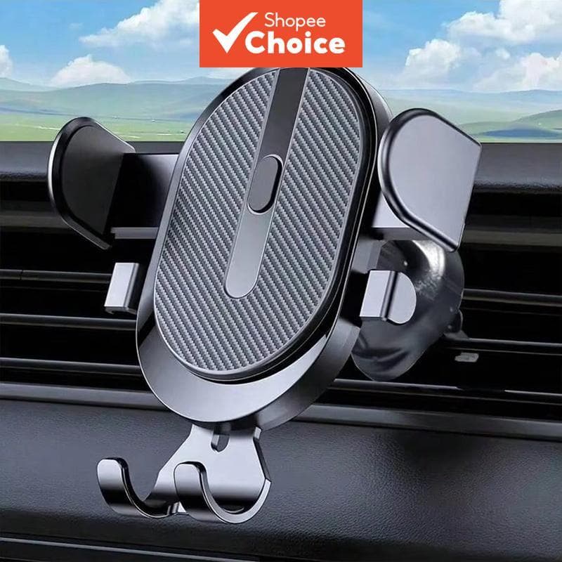 Suporte Universal de Gravidade para Carro Samili com Clipe para Saída de Ar para iPhone, Huawei, Xiaomi