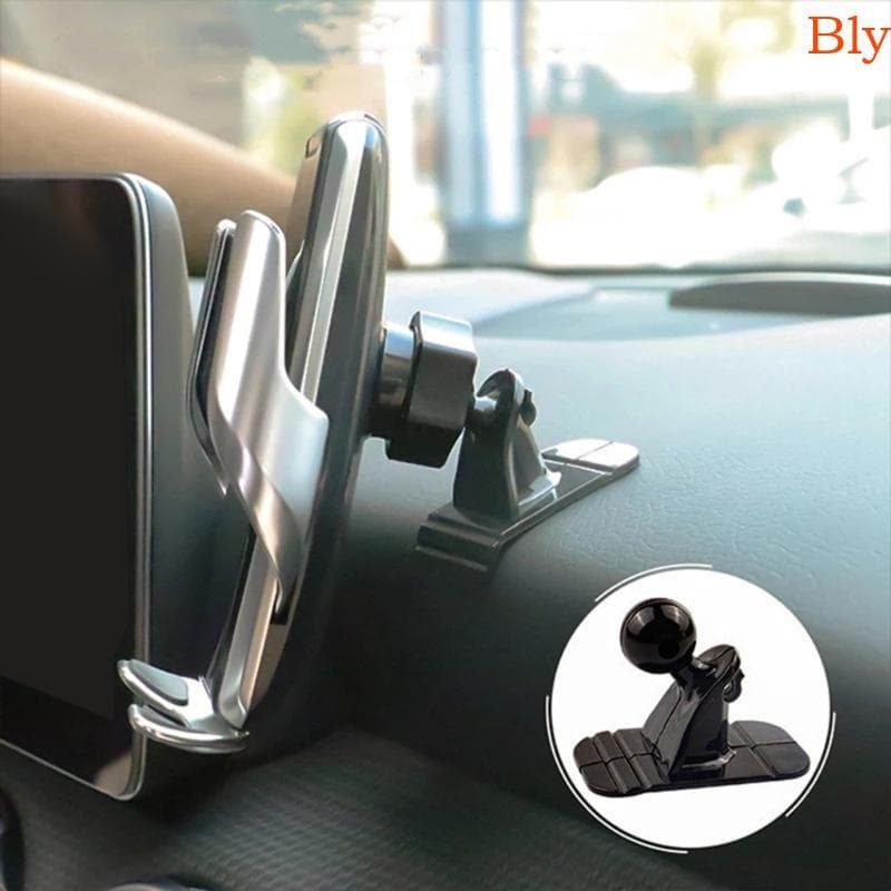 Suportes Montagem Telefone Para Carro Bly Instalação Pressão Rápida Vara 360 Graus Painel