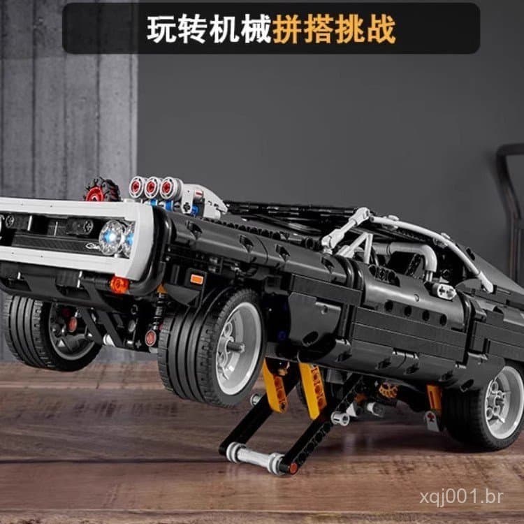 Compatível com o brinquedo de blocos de montar LEGO 42111 Fast & Furious Dodge Charger.
