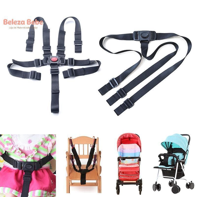 Belaeza Bebe Cadeira De Jantar Do Bebê Cinto De Segurança 3/5 Pontos Alimentação Acessórios Carrinho De Alta Cintos BR