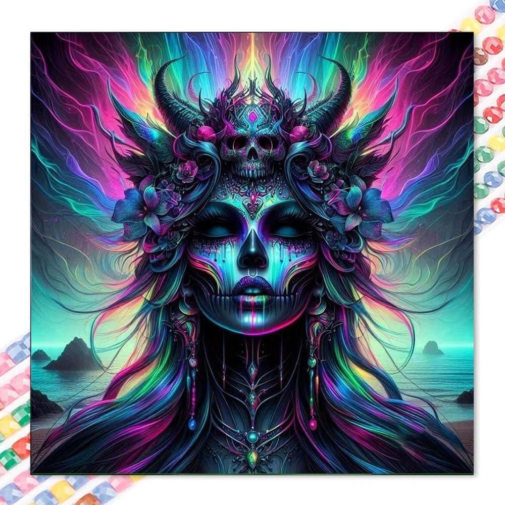 5D diy diamante completo redondo pintura diamante-Kit de pintura diamante criaturas misteriosas mosaico lona diy arte da