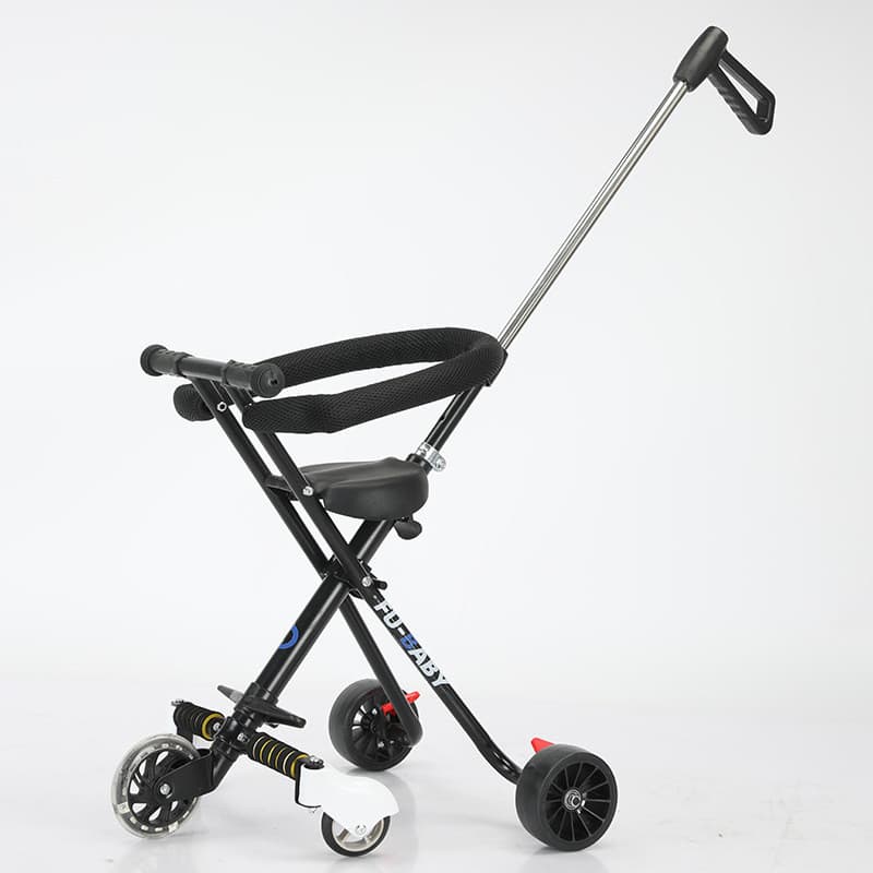 Carrinho de criança de três rodas luz do bebê portátil simples carrinho de criança passeio andando bebê magia