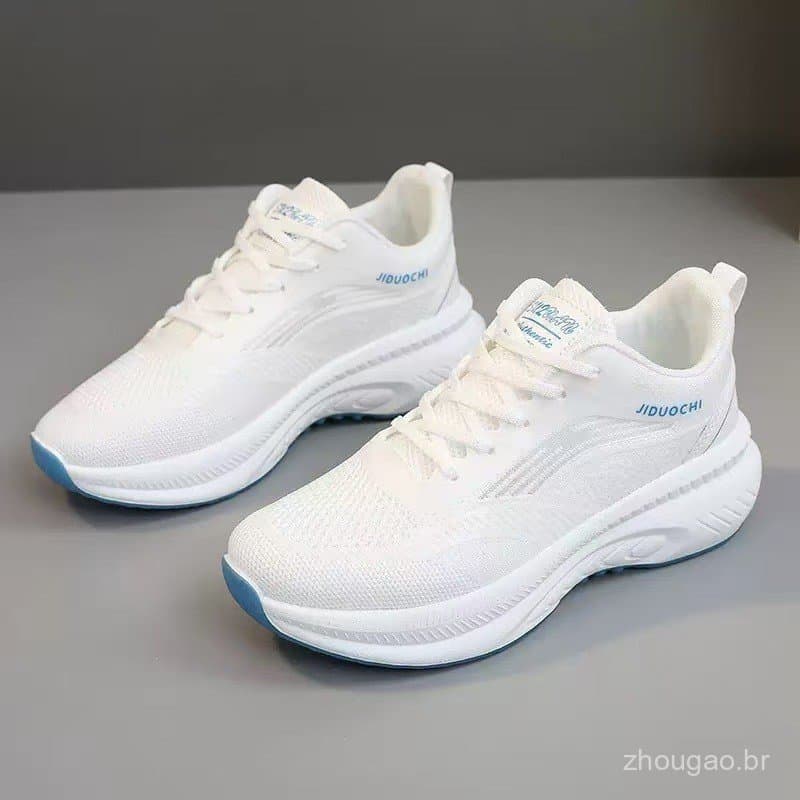Tênis esportivos leves e confortáveis, tênis casuais femininos, tênis de corrida com sola macia, modelo moderno, masculi