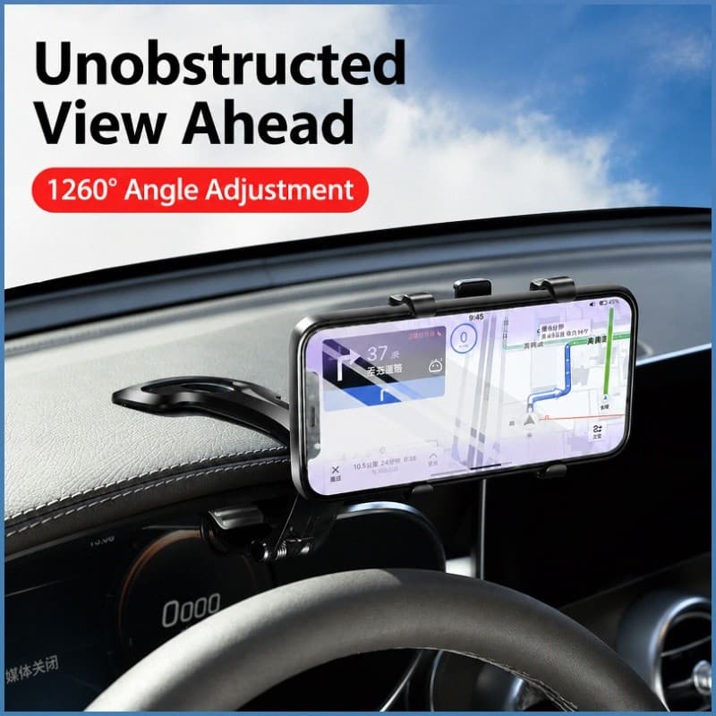 【360° Rotação】[Hands-Free Convenience] Suporte de Celular/Carro/Rotativo/Veículo/Móvel