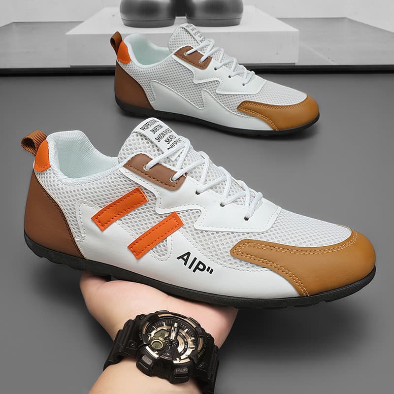 Novos Sapatos Casuais De Malha Respirável , Calçados Esportivos , Da Moda Masculinos , Confortáveis , Respiráveis E Fáce