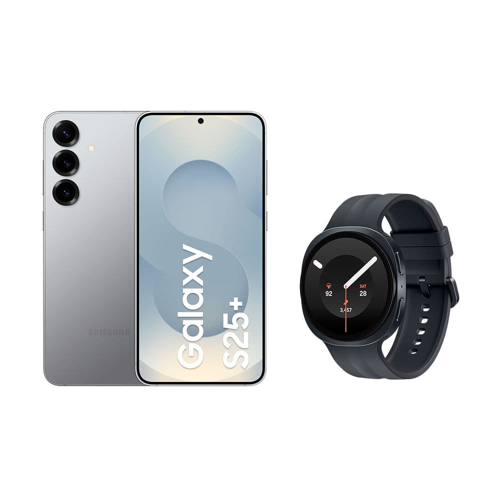 Celular Samsung S25+ (512GB) - Prata + Watch9 BT 40 mm - Grafite