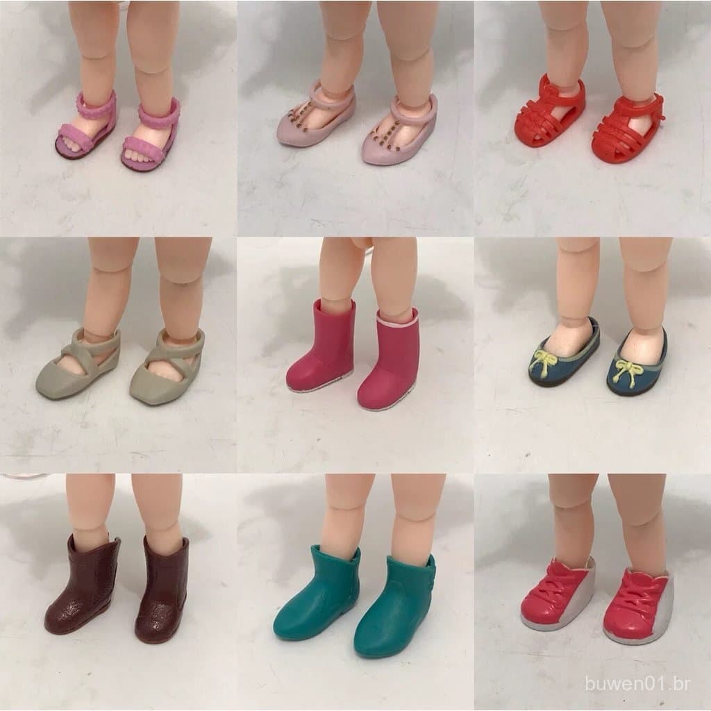 Novos sapatos para bonecas OG mini, acessórios para bonecas de brinquedo, para bonecas articuladas BJD de 16cm, compatív