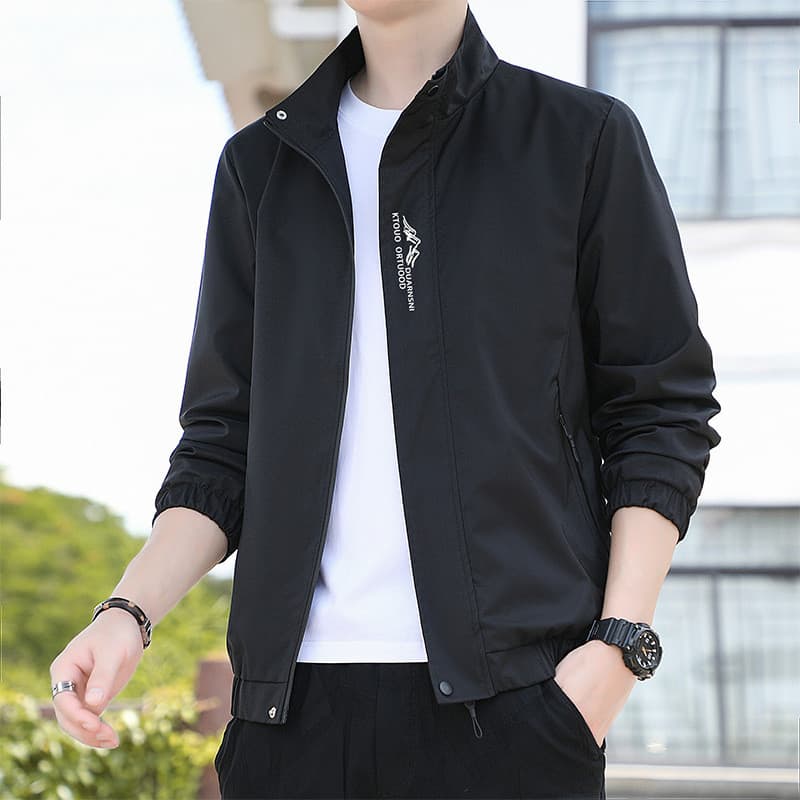 Jaqueta masculina na moda jaqueta outono inverno solto Casual 2025 novo estilo All-Match jaqueta masculina na moda roupa