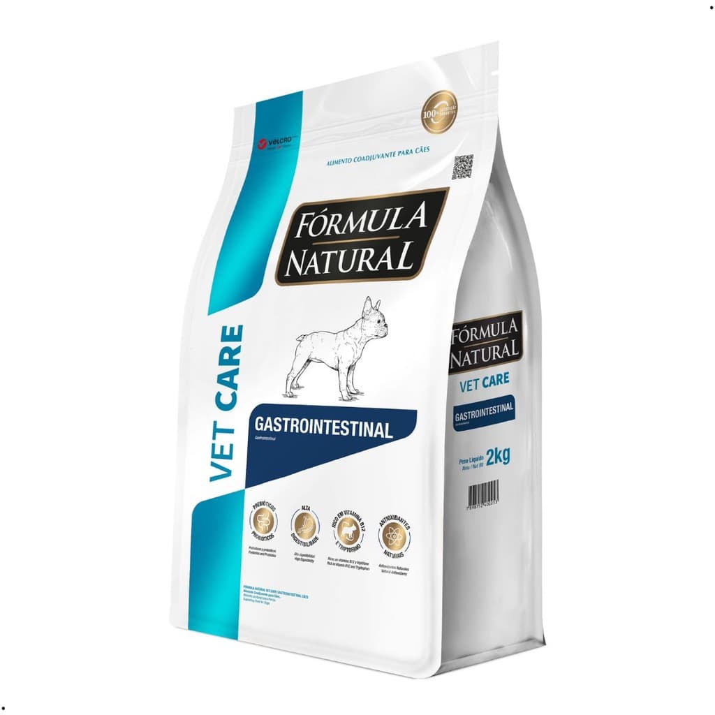 Ração Fórmula Natural Vet Care Gastrointestinal Cães Adultos Filhotes 2Kg Alimento Cachorro