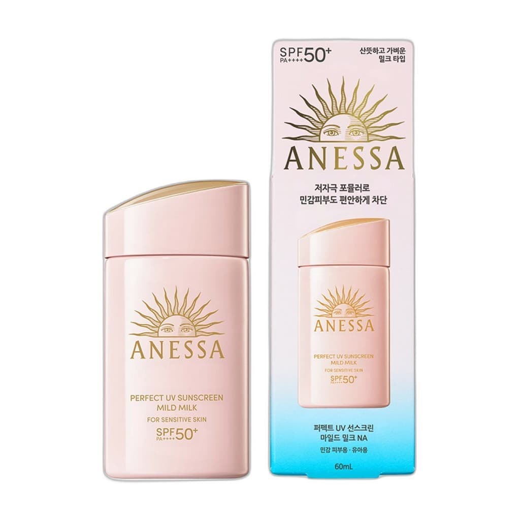 [ANESSA] Protetor Solar Perfect UV Leite Suave 60ml | Protetor Solar Facial Pele Sensível