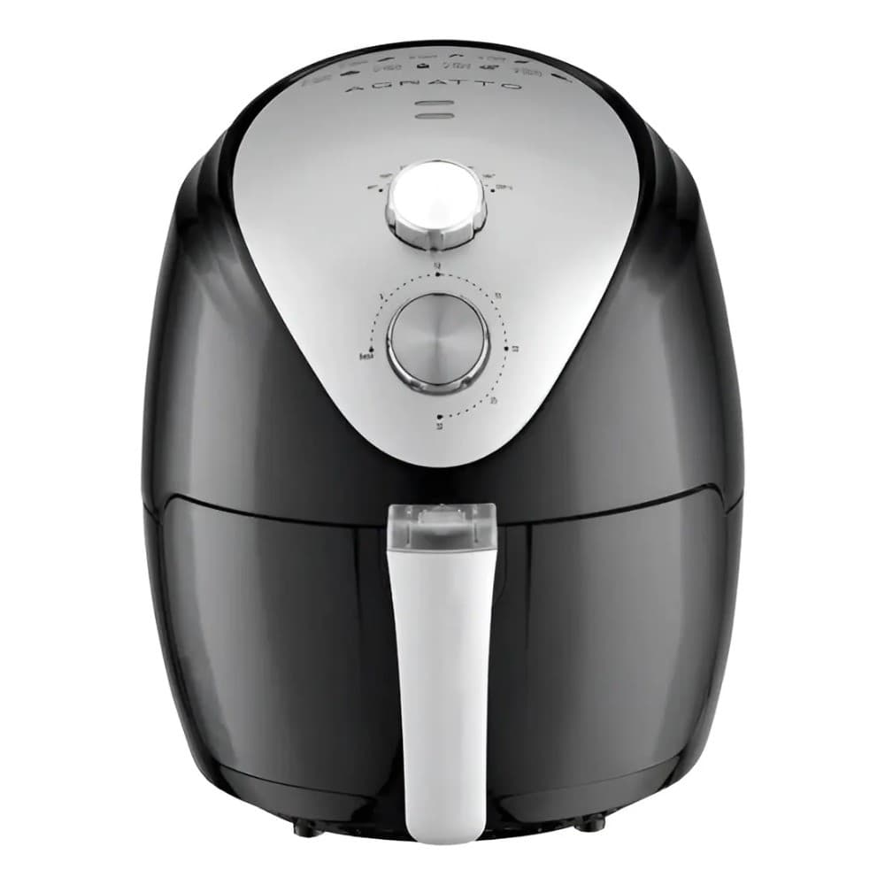 Fritadeira Elétrica Sem Óleo Air Fryer Agratto Silver 220v