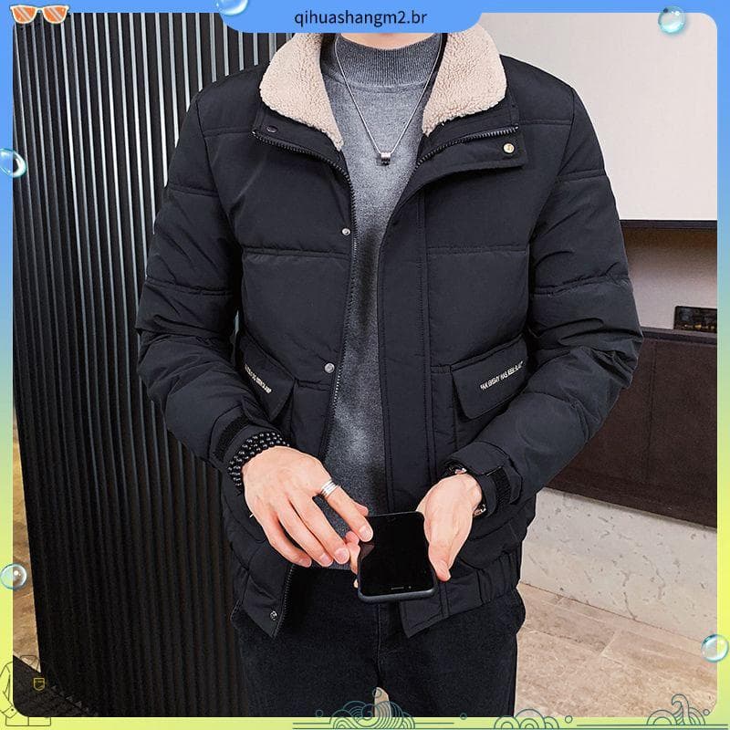 Novo estilo jaqueta acolchoada jaqueta acolchoada jaqueta de inverno jaqueta acolchoada quente masculina na moda forro d