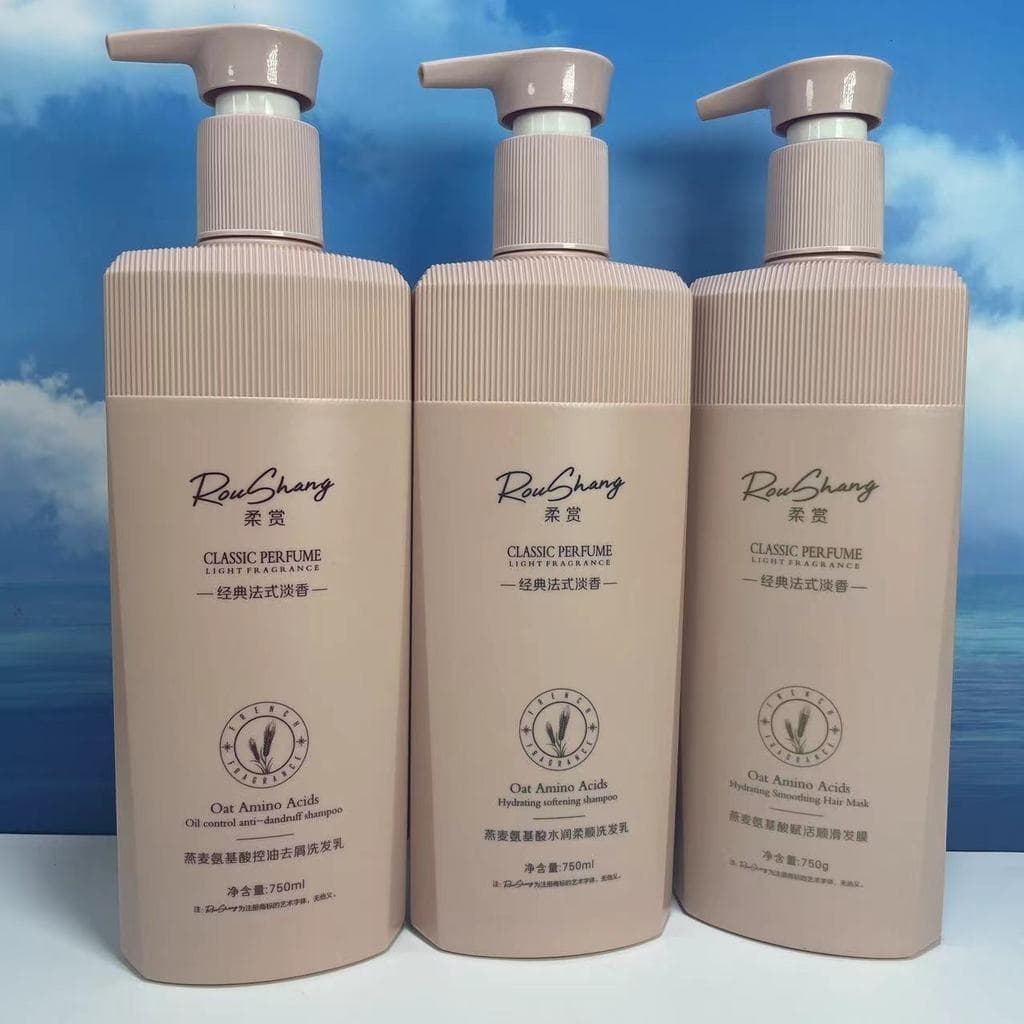 Jiayue Soft Reward Aveia Aminoácido Shampoo Anticaspa Nutritivo Reparador Condicionador Hidratante Shampoo Macio