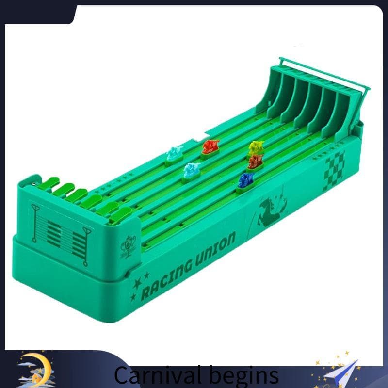 [eileenj3] Jogo De Tabuleiro De Corrida De Cavalos Mesa Eletrônico Conjunto De Máquina Jogos Para Festas Em Família
