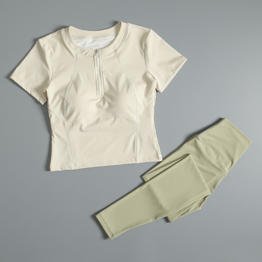 Roupas de Yoga de alto valor de manga curta terno feminino topos verão Fitness Pilates mais magro olhar roupas de treina