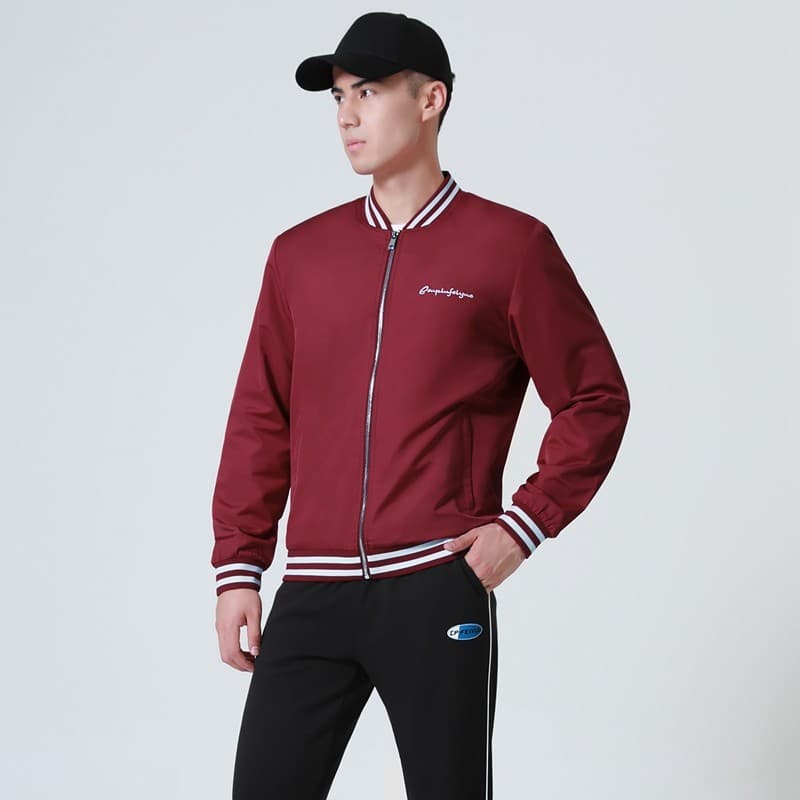 Eslite masculino primavera outono esportes Cardigan jaqueta moda uniforme de beisebol jaqueta Casual masculina All-Match