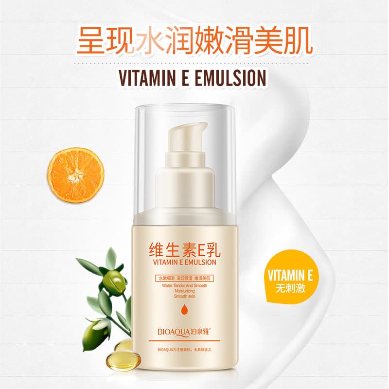 Poquanya Vitamina E Loção 100ml Vitamina E Loção Corporal VE Loção Corporal Hidratante Loção Hidratante Corporal