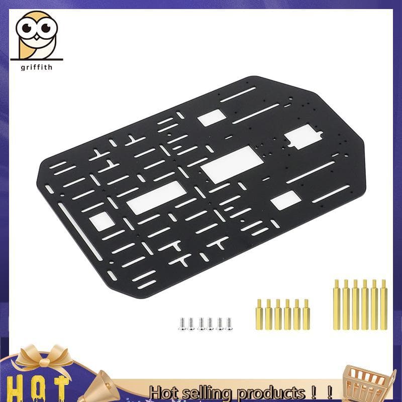 BRS1 Estrutura De Suporte Para Carro Robô Inteligente De Liga De Alumínio De Alta Resistência Chassi Com Rodas De 2 Mm P