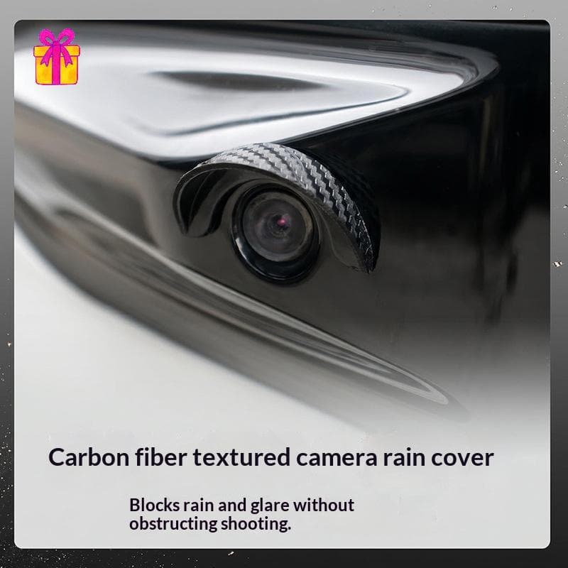 [INTH] Câmera De Visão Traseira Do Carro Viseira De Chuva Capa De Proteção Solar À Prova D'água Anti-Poeira UV Fácil Mon