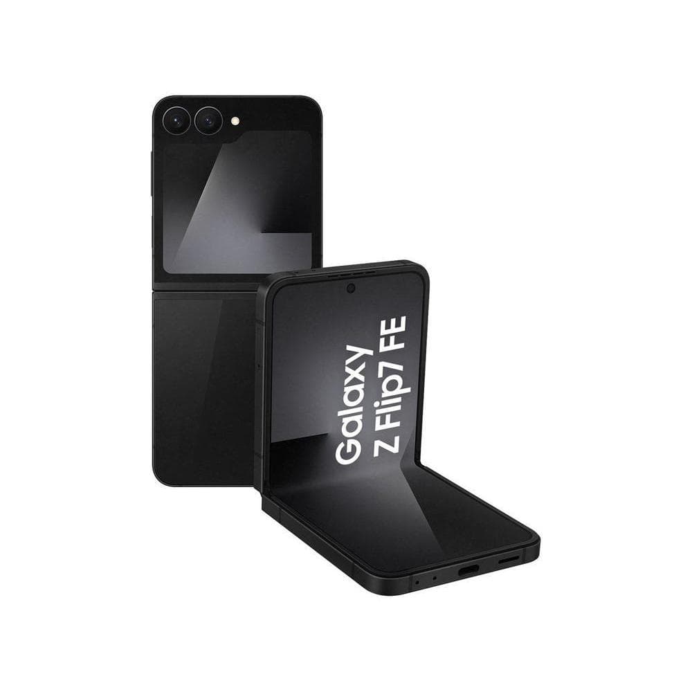 Celular Samsung Galaxy Z Flip7 FE 128GB Preto 5G 8GB RAM Tela 6,7" Câm. Dupla de 50MP Galaxy AI
