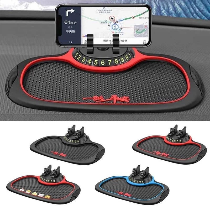 Suporte antiderrapante para carro, adequado para painel de instrumentos/telemóvel/acessórios automotivos.