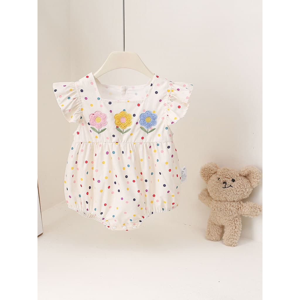 Peido roupas de verão roupas de bebê menina estilo fino doce princesa bebê roupas de verão outing triângulo macacão moda