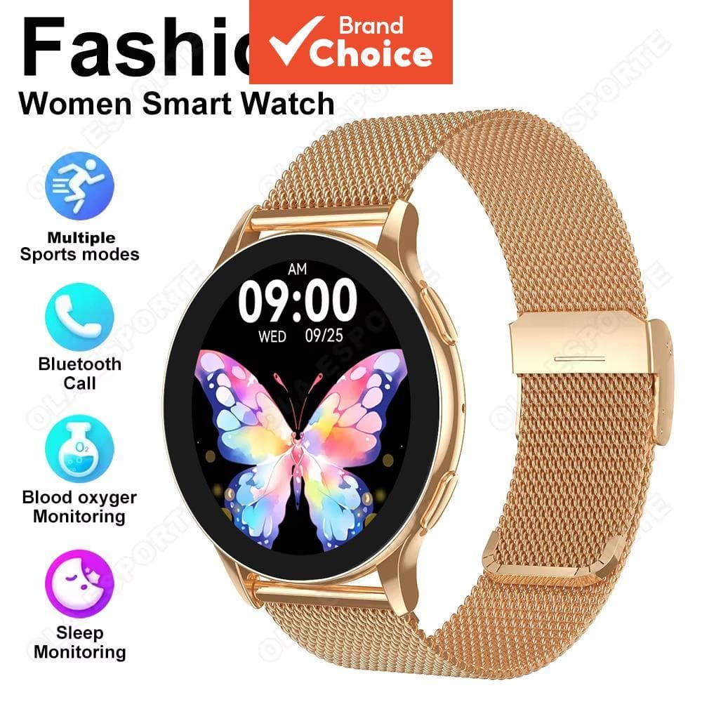 Novo Relógio Inteligente Bluetooth Música HD Chamada Monitoramento Do Sono Tela De Toque Completa Smartwatch Vários Modo