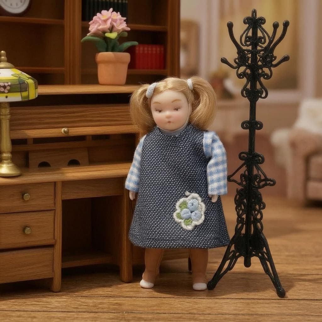 Poseable Figuras De Boneca Em Miniatura Posable Articulado Figura Casa De Bonecas Pessoas Conjunto Imaginativo Role Play