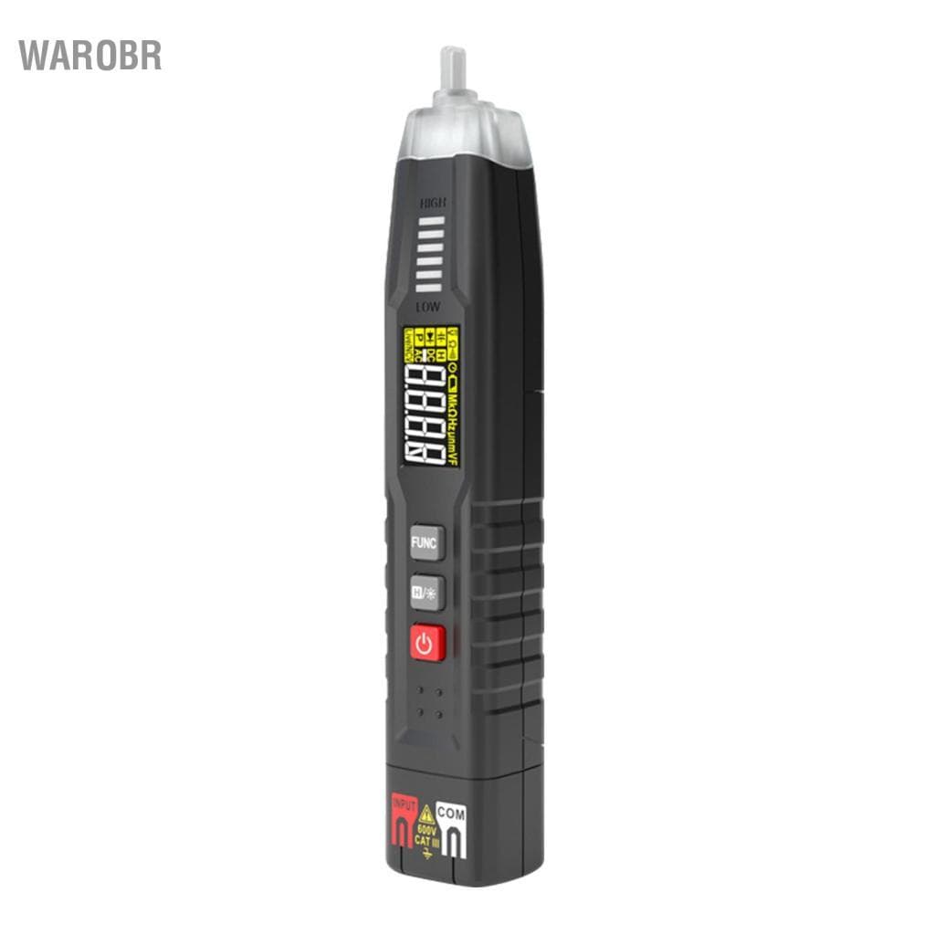 Warobr Irfora Multímetro HT122 Tipo Caneta Multímetros Digitais Inteligente Portátil True RMS Display LCD 4000