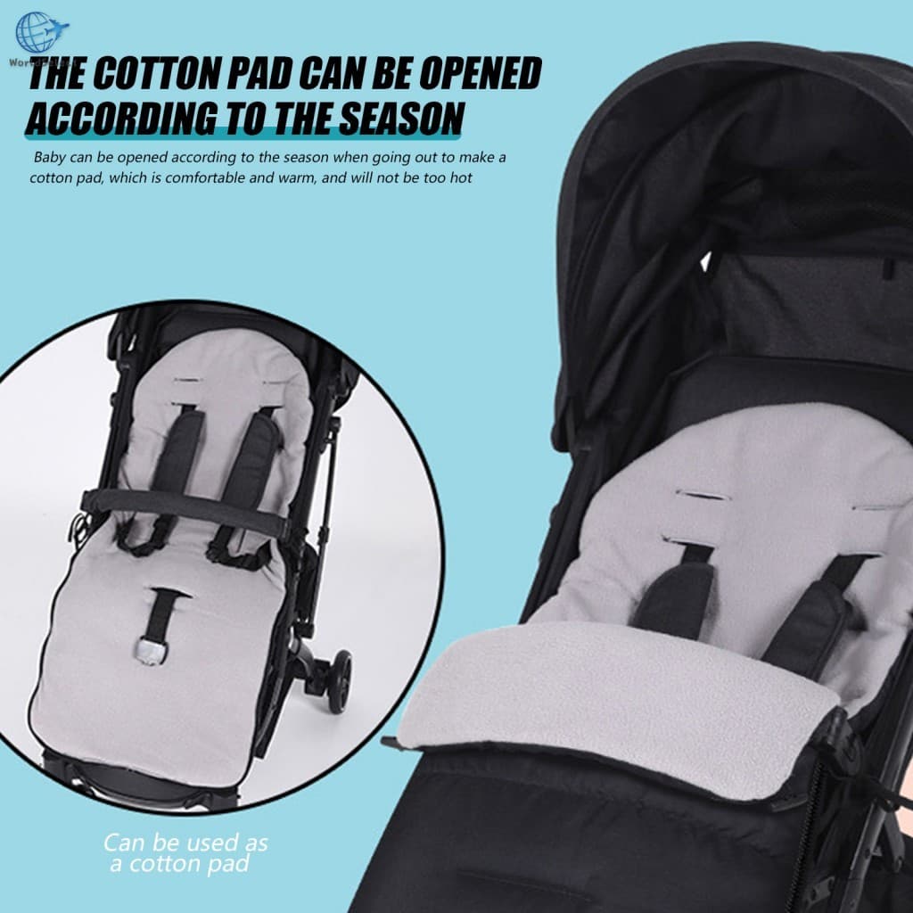 Protetor De Pé Universal Para Carrinho-Capa Ultra-Pelúcia À Prova De Intempéries Carrinhos De Bebê