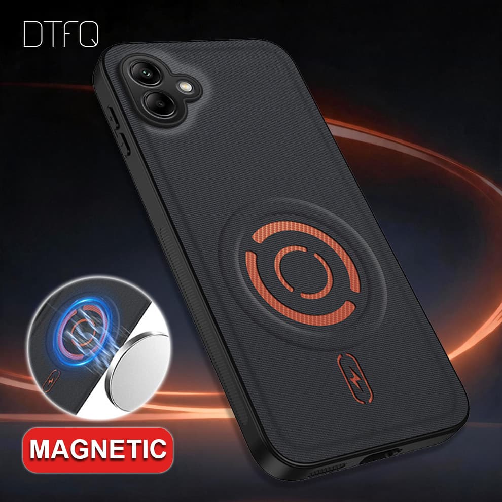 Retrô Magnética Capa Capinha De Celular para Samsung Galaxy A06 5G / Samsung Galaxy A06 4G / Samsung A07 4G / A07 5G