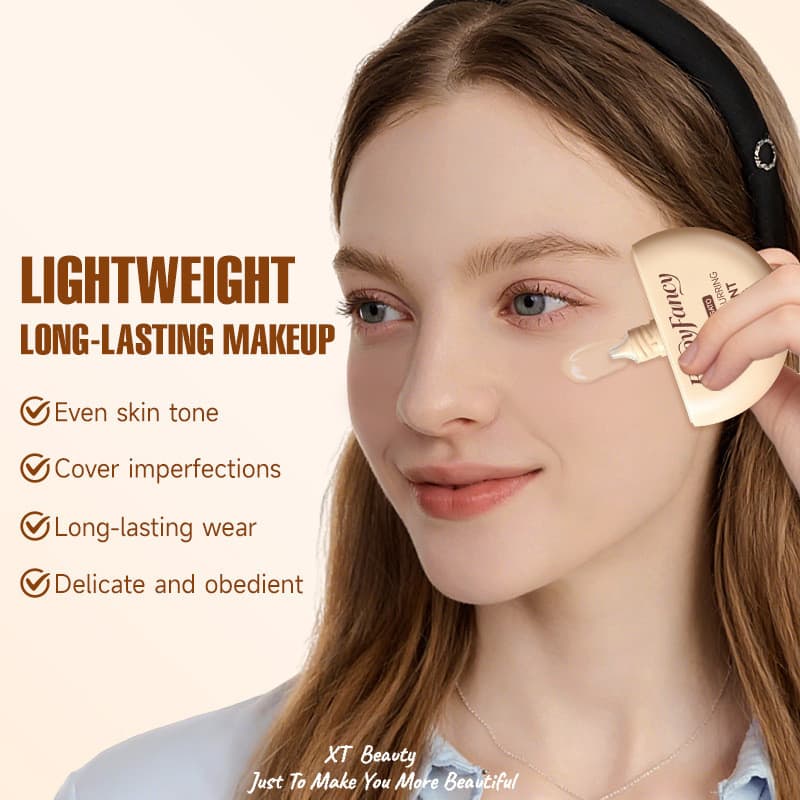 [XT] Flawless Soft Focus Skin Tone Base Líquida Hidratante Luz Natural Respirável BB Cream Maquiagem Primer