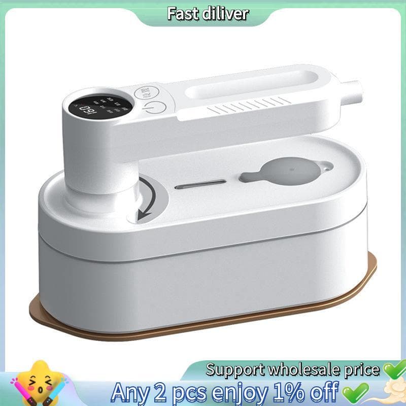 Vaporizador Para Roupas Ferro A Vapor Portátil 1200W Tecido Variável , 180 ° Giratório Casa E Viagens US Plug-White Fáci