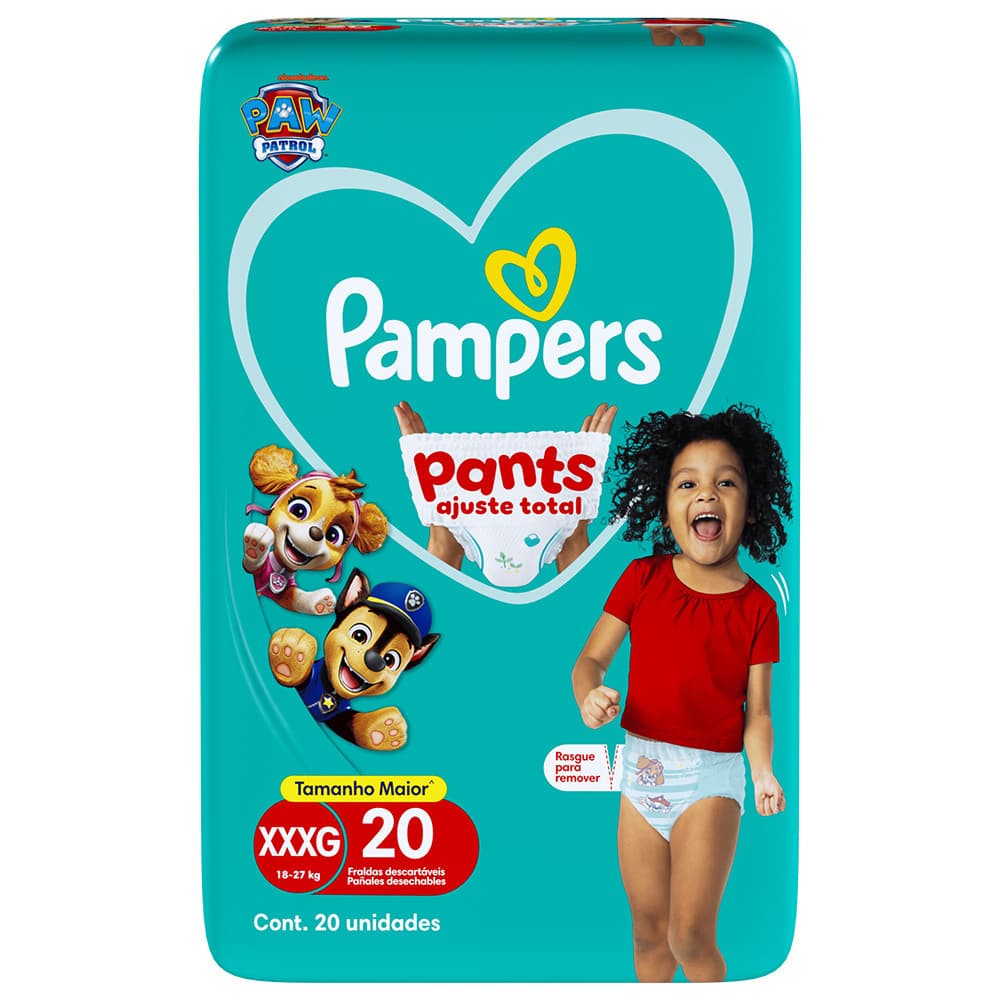 Fralda Descartável Pampers Pants Mega XXXG 20 Unidades