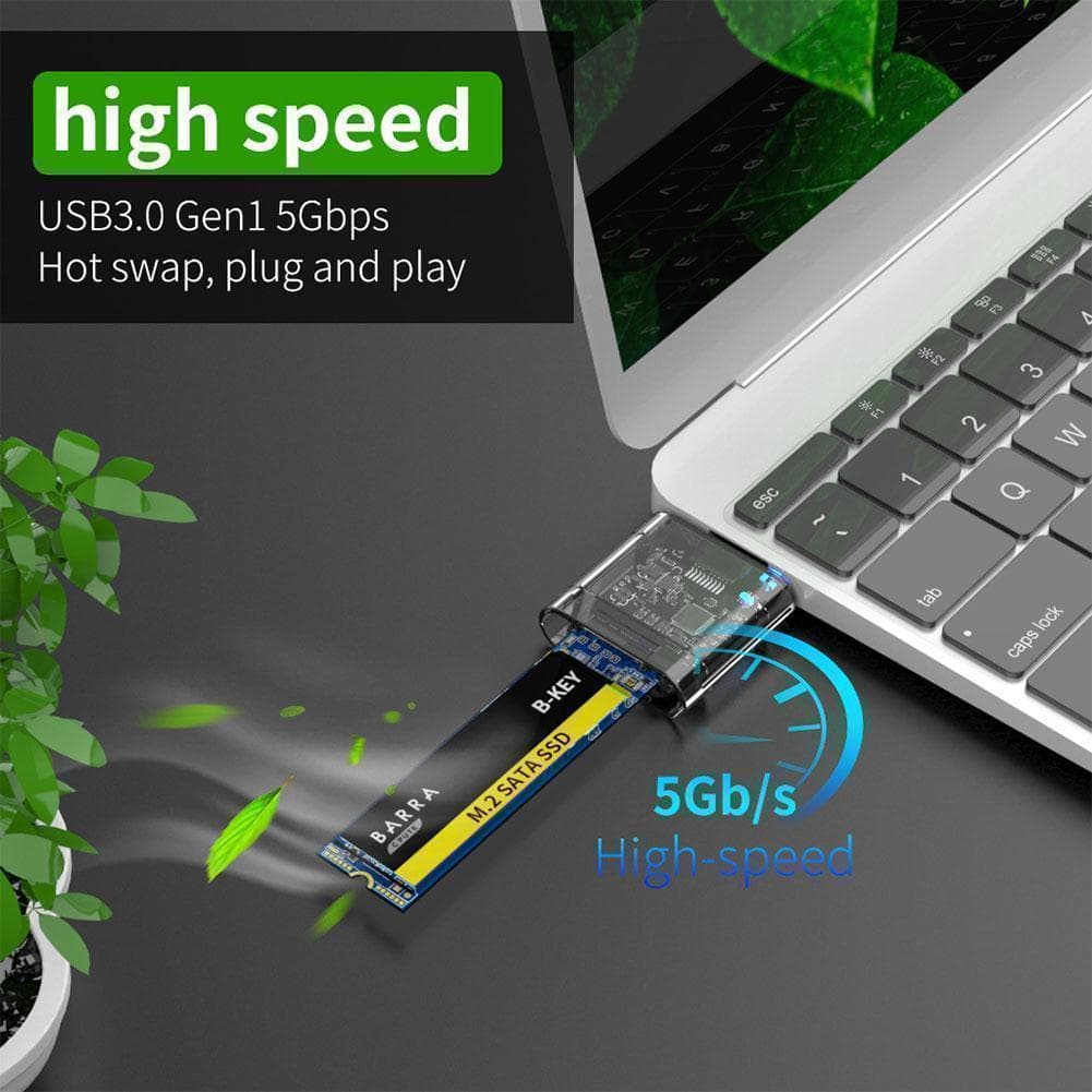 Gabinete USB3.0 SATA SSD De Alta Velocidade Para Armazenamento Externo E Backup De Dados