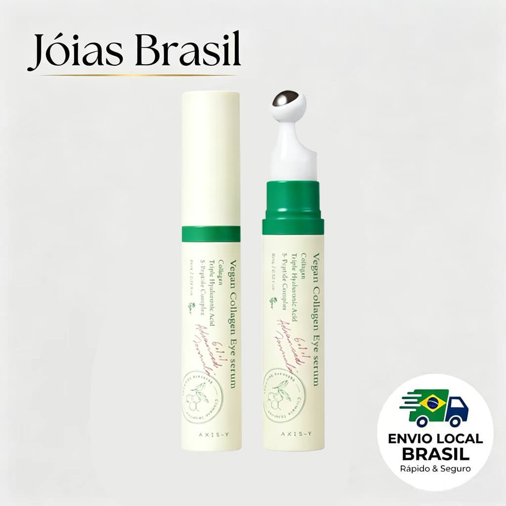 AXIS‑Y Sérum para Olhos Colágeno Vegano 10ml Hidratante Anti‑Idade Reduz Olheiras e Inchaço Suave para Pele Sensível