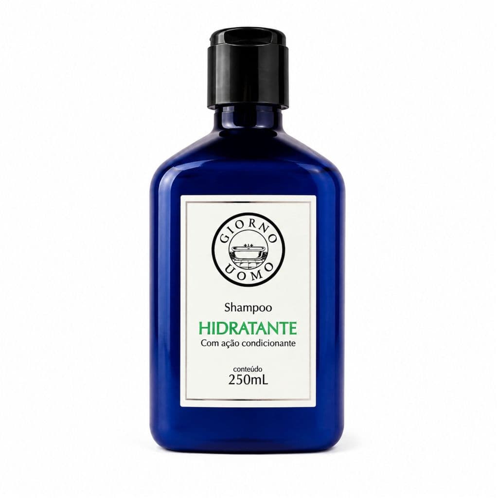 Shampoo Hidratante Giorno Uomo 250ml com Ação Condicionante para Cabelos