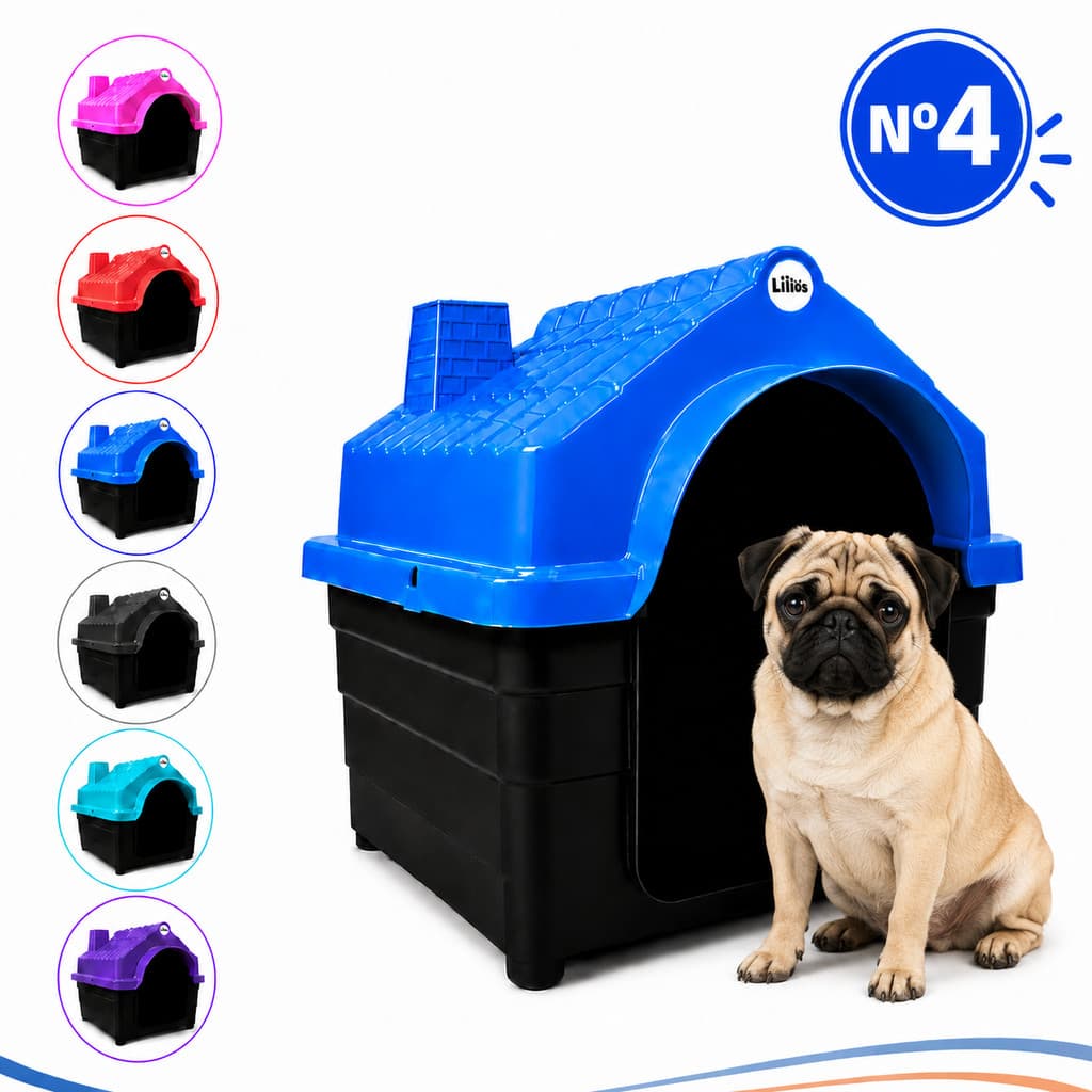 Casinha Cachorro Pequeno N4 Cães de Porte Pequeno Com Colchão
