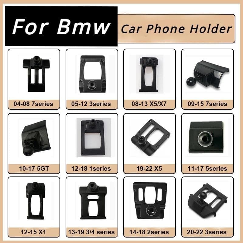 Para BMW 1 2 3 5 7 Série 1X 2X 3X 4X 5X F20 F30 F34 F10 F07 G30 G11 F15 F16 Suporte Do Telefone Carro Base Centro Ventil