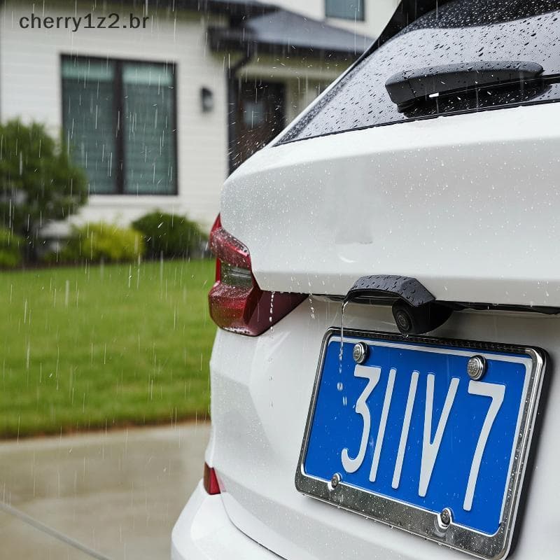 Capa Para Câmera De Visão Traseira 1 Unidade À Prova D'água Fácil De Instalar Caixa Protetora Baup Automática De Carro